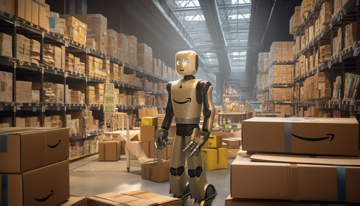 Amazon warehouse robot