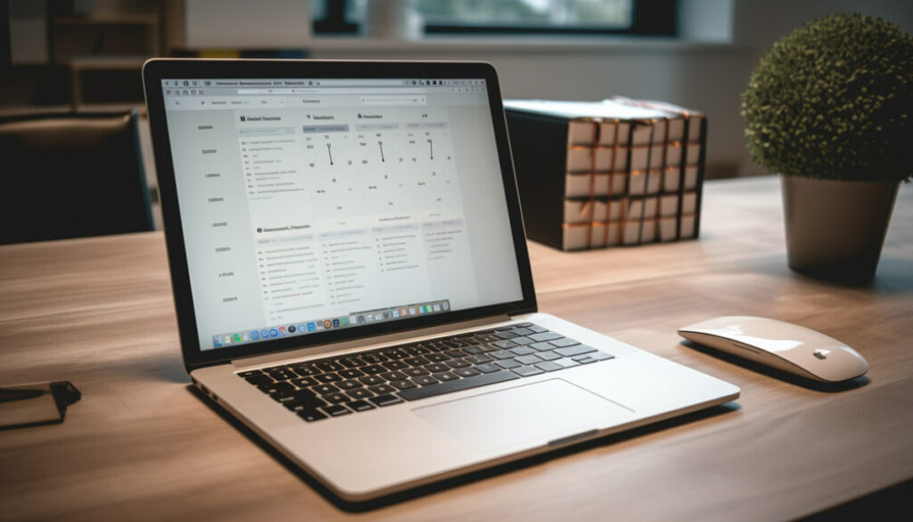 Productivity app computer