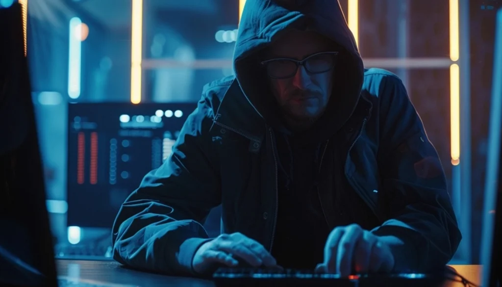 cyber computer hacker